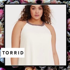TORRID Crepe Goddess Neck Halter Top #T-god-crepe-p